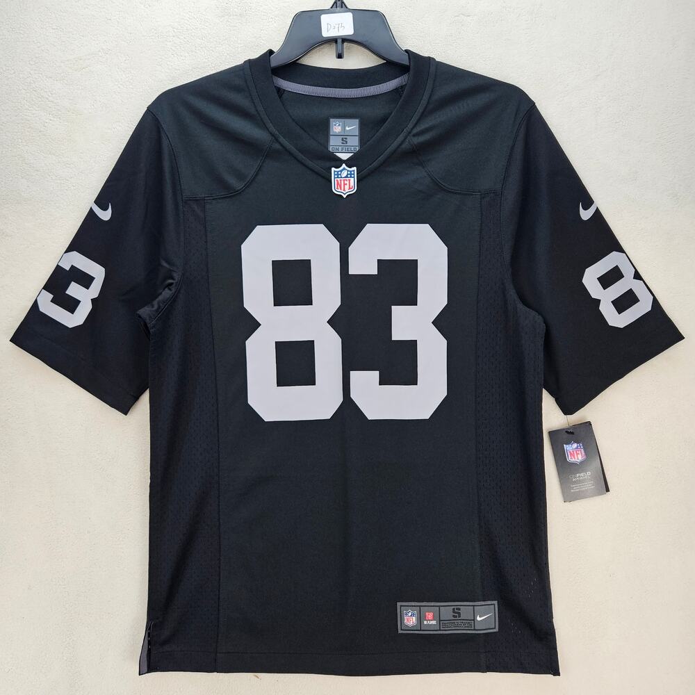 NIKE X RAIDERS NFL BLACK JERSEY #83 DARREN WALLER NWT $130